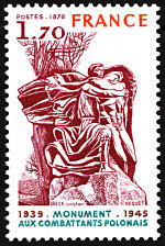Image du timbre Monument aux combattants polonais 1939-1945