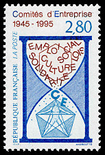 Image du timbre Comités d´entreprise 1945-1995