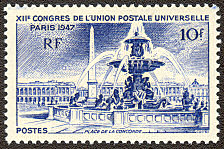 Image du timbre Place de la Concorde