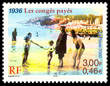Image du timbre 1936 : Les congés payés