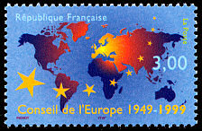 Image du timbre Conseil de l'Europe 1949-1999