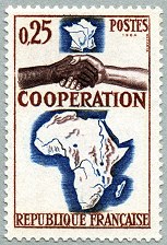 Image du timbre Coopération avec l´Afrique et Madagascar