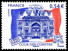Image du timbre Bicentenaire de la Cour des comptes 1807-2007