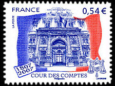 Image du timbre Bicentenaire de la Cour des comptes 1807-2007-Timbre auto-adhésif