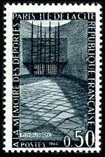 Image du timbre CA la mémoire des déportésCrypte des déportes - Ile de la Cité, Paris