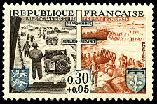 Image du timbre Débarquement allié en Normandie et Provence 
