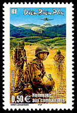 Image du timbre Dien Bien PhuHommage aux combattants