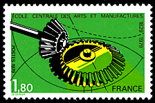 Image du timbre École Centrale des Arts et Manufactures