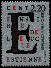 Image du timbre Centenaire de l'École Estienne