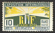 Image du timbre La lumière - 10c vert-noir et jaune