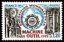 Image du timbre 1ère Exposition mondiale de la machine outil