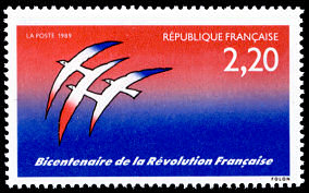 Image du timbre Bicentenaire de la Révolution française