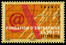 Image du timbre Fondation d'entreprise LA POSTE