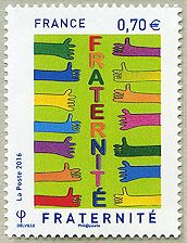 Image du timbre Fraternité