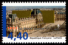 Image du timbre 1993 le Grand Louvre