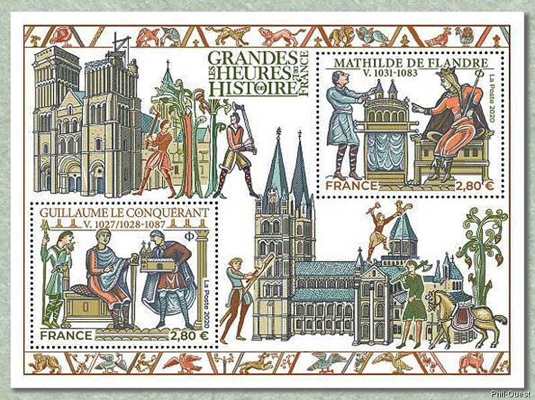 Image du timbre Mathilde de Flandre - Guillaume le Conquérant
