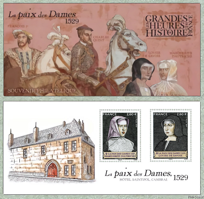 Image du timbre La Paix des Dames 1529