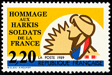 Image du timbre Hommage aux Harkis, soldats de la France