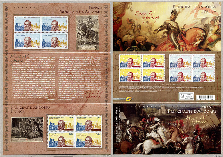 Image du timbre Henri IV coprince