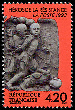 Image du timbre Héros de la Résistance