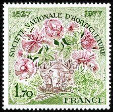 Image du timbre Société Nationale d'Horticulture 1827-1977