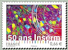 Image du timbre 50 ans Inserm