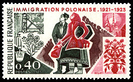 Image du timbre Immigration polonaise 1921-1923