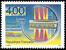 Image du timbre Mémorial des guerres en Indochine-Nécropole de Fréjus