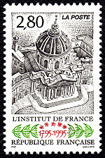 Image du timbre Institut de France1795-1995