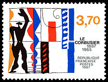 Image du timbre Le Corbusier 1887-1965-Le modulor