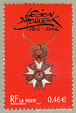 Image du timbre Bicentenaire de la Légion d´honneur
