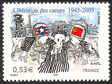 Image du timbre Libération des camps 1945 - 2005