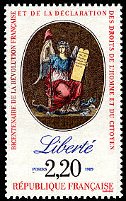 Image du timbre Liberté