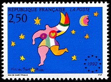 Image du timbre Marché unique européen