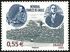 Image du timbre Mémorial Charles de Gaulle