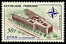 Image du timbre OTAN 10ème anniversaire