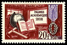Image du timbre Palmes académiques 1808