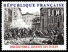 Image du timbre Grenoble 1788 - Journée des tuiles