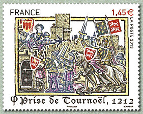 Image du timbre Prise de Tournoël  1212