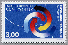 Image du timbre Espace européen SAR.LOR.LUX-Sarre, Lorraine et Luxembourg