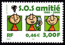 Image du timbre SOS Amitie 1960-2000