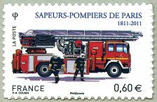 Image du timbre Camion moderne - timbre autoadhésif