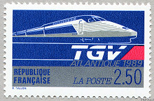 Image du timbre Le TGV Atlantique
