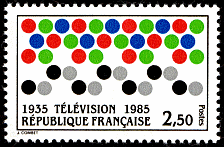 Image du timbre La télévision 1935-1985