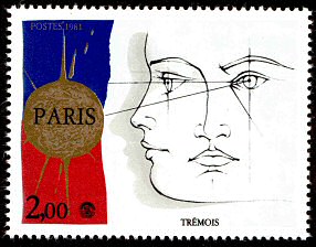 Image du timbre Dessin de Trémois - Paris