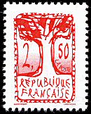 Image du timbre Bicentenaire de la RépubliqueŒuvre de Pierre Alechinsky