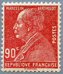 Image du timbre Marcelin Berthelot - 90 cCentième anniversaire de sa naissance