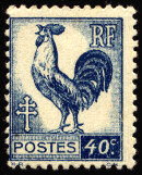 Image du timbre 40 c bleu