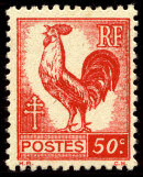Image du timbre 50 c rouge