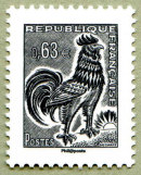 Image du timbre Coq de Decaris